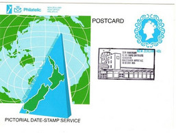 New Zealand  1985 25th Anniversary Of Air Controller,Pictorial Postmark Card - Briefe U. Dokumente