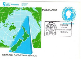 New Zealand  1986 Hastings Fire Brigade Centennial,Pictorial Postmark Card - Covers & Documents