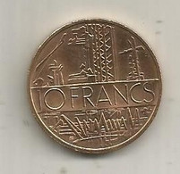 JC, Monnaie , FRANCE ,10 Francs MATHIEU ,1984 , SPL,  2 Scans - Altri & Non Classificati