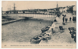 CPA - MARTIGUES (B Du R) - Le Port De Ferrière Et Le Pont Tournant - Martigues