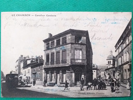 42  , Le Chambon , Le Carrefour Gambetta En 1905 - Le Chambon Feugerolles