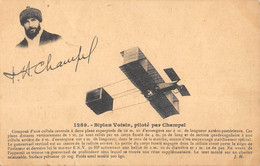 CPA AVIATION BIPLAN VOISIN PILOTE PAR CHAMPEL - ....-1914: Précurseurs