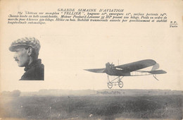CPA AVIATION GRANDE SEMAINE D'AVIATION CHATEAU SUR MONOPLAN TELLIER - ....-1914: Précurseurs