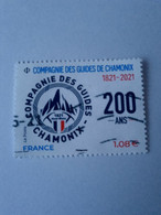 Bicentenaire De La Compagnie Des Guides De Chamonix,Embleme De La Compagnie - Oblitérés