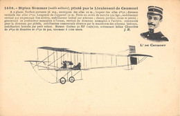 CPA AVIATION BIPLAN SOMMER PILOTE PAR LE LIEUTENANT DE CAUMONT - ....-1914: Précurseurs