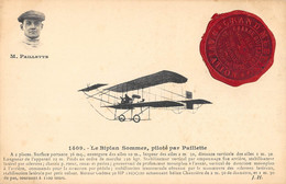 CPA AVIATION LE BIPLAN SOMMER PILOTE PAR PAILLETTE - ....-1914: Vorläufer