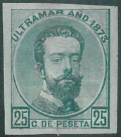 88305 - Spanish ULTRAMAR Cuba - Stamps  --  Stamp PROOF  1873 25 Cents MLH - Neufs