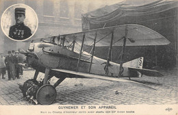 CPA AVIATION GUYNEMER ET SON APPAREIL MORT AU CHAMP D'HONNEUR - ....-1914: Precursori