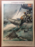 Copertina Tribuna Illustrata Nr. 46 Del 1939 WW2 Helvart Sul Baltico Idrovolante - Guerre 1939-45