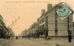 Ste Savine * Postes J. DUFLEXIS Et Faubourg * Environs De Troyes * 1906 - Autres & Non Classés