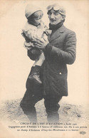 CPA AVIATION CIRCUIT DE L'EST D'AVIATION 1910 LEGAGNEUX PARTI D'AMIENS EMBRASSE SON FILS A SON ARRIVEE - ....-1914: Vorläufer