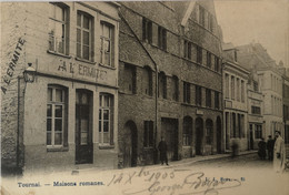 Tournai // Maisons Romanes (animee) 1905 - Doornik