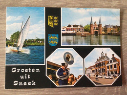 Nederland. Friesland Groeten Uit Sneek.( Bombardon ) - Sneek