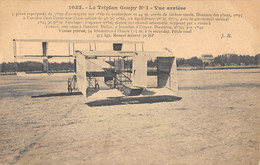 CPA AVIATION LE TRIPLAN GOUPY N°1 VUE ARRIERE - ....-1914: Précurseurs