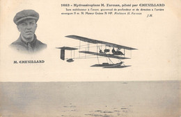 CPA AVIATION HYDROAEROPLANE H.FARMAN PILOTE PAR CHEVILLARD - ....-1914: Vorläufer