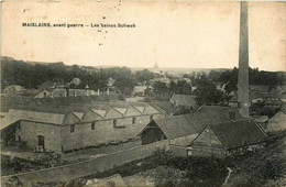 Moislains * Vue Sur Les Usines Schwob , Avant Guerre * Industrie Cheminée - Moislains