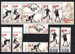 New Zealand 2020. Olympic Games In Tokyo. Athletics. Hockey. Surfing. Rugby. Sport. MNH - Unused Stamps