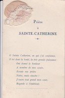 ¤¤  -  Carte à Système Double    -  Bonnet De Sainte-Catherine " Prière à Ste-Catherine "  - Voir Description      -  ¤¤ - Sainte-Catherine