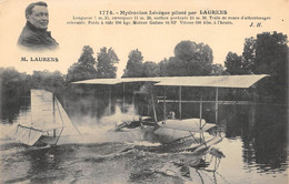 CPA AVIATION HYDRAVION LEVEQUE PILOTE PAR LAURENS - ....-1914: Précurseurs