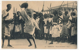 CPA - DJIBOUTI - Danse De Guerre "Issas" - Dschibuti