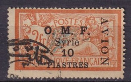 SYRIE - 10 Pi. Sur 2 F. De 1921 Oblitéré - Poste Aérienne