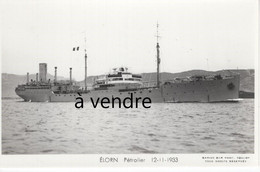 ÉLORN, Pétrolier, 12-11-1933 - Pétroliers