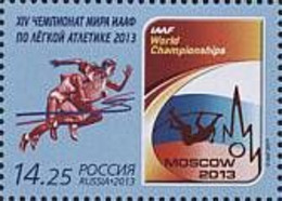 2013 RUSSIA IAAF Athletics Moscow 2013. 1v: 14.25 - Ungebraucht
