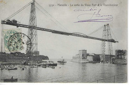 Carte Postale - CPA Dpt N°13 BOUCHES DU RHONE - Ecrite Et Datée De 1906 - MARSEILLE - La Sortie Du Vieux Port Et... - Vieux Port, Saint Victor, Le Panier