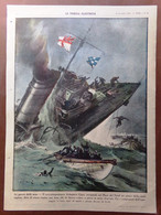 Retrocopertina Tribuna Illustrata Nr. 50 Del 1939 WW2 Mine Gipsy Mare Del Nord - Guerra 1939-45