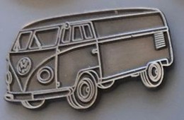 BUS VW - VOLKSWAGEN - GRIS - VOITURE - CAR - AUTO - AUTOMOBILE - COMBI - SAMBA BUS   -             (29) - Volkswagen