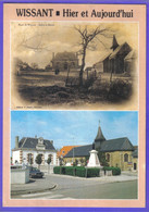 Carte Postale 62. Wissant  Hier Et Aujourd'hui Très Beau Plan - Wissant