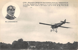 CPA AVIATION MONOPLAN MORANE SAULNIER PILOTE PAR LEGAGNEUX - ....-1914: Précurseurs