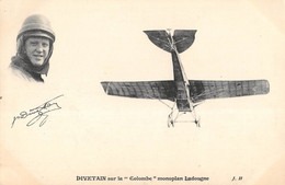 CPA AVIATION DIVETAIN SUR LA COLOMBE MONOPLAN LADOUGNE - ....-1914: Precursors