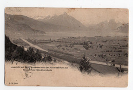 SUISSE * AUSSICHT AUF DEN THUNERSEE VON DER HEIMWEHFLUH AU NIESEN UND STOCKHORNKETTE * LAC DE THOUNE - Thun