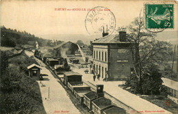 Fleury Sur Andelle * Vue Sur La Gare Du Village * Train Wagons * Ligne Chemin De Fer - Sonstige & Ohne Zuordnung