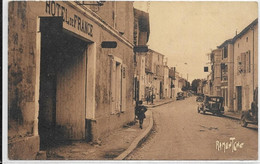 D 79. MAUZE SUR LE MIGNON.  HOTEL DE FRANCE. CARTE ECRITE - Mauze Sur Le Mignon