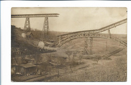 Y22123/ 1. Weltkrieg Zerstörte Eisenbahnbrücke Foto AK 1916  Ort?   Feldpost - War 1914-18