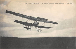 CPA AVIATION L'AVIATION LE NOUVEL APPAREIL HENRY FARMAN - ....-1914: Precursors