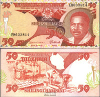 Tansania Pick-Nr: 19 Bankfrisch 1992 50 Shilingi - Tanzanie