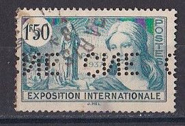 France   Perforé  Y&T  N   336  Perforé CNE - Used Stamps