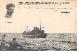 CPA AVIATION MONOPLAN MORANE SAULNIER PILOTE PAR GARROS - ....-1914: Precursors