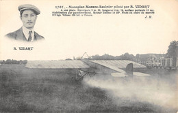 CPA AVIATION MONOPLAN MORANE SAULNIER PILOTE PAR R.VIDART - ....-1914: Precursori