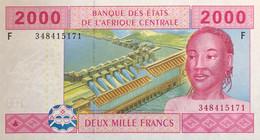 Central African States 2.000 Francs, P-508Fb (2002) - UNC - Equatorial Guinea Issue - RARE Signature - Central African States