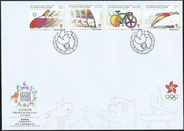 2021 HONG KONG TOKYO OLYMPIC GAME FDC - Summer 2020: Tokyo