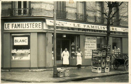 Malakoff * Carte Photo * Devanture Le Familistère Succursale N°584 Avenue Augustin Dumont * Commerce Magasin - Malakoff