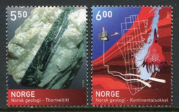 NORWAY 2005 Geological Society  MNH / **.  Michel  1552-53 - Unused Stamps