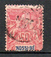 Col24 Colonies Nossi Bé N° 37 Oblitéré Cote 22,00 € - Used Stamps