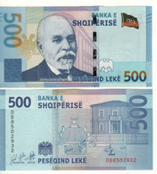 ALBANIA.  New 500 Leke. “Just Issued”.  Dated 2020 ( P77 )  ( Ismail Qemali + Room Of The Proclamation Of Independence ) - Albanie