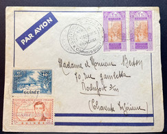 LETTRE CONAKRY GUINEE 12/1939 CENSUREE PAR  AVION 1931 => FRANCE COVER - Cartas & Documentos