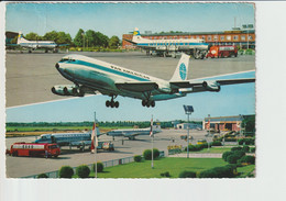 Vintage Rppc Panam Boeing & Lufthansa Viscount @ Flughafen Bremen Airport - 1919-1938: Entre Guerres